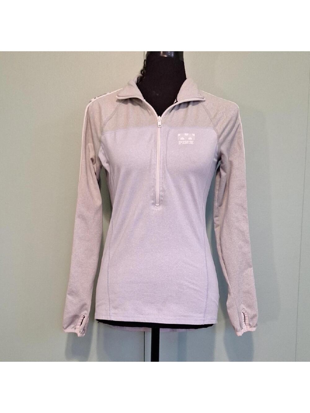 Pink Victorias Secret Purple And Gray Athletic Top Size Xs
